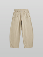 Cross-Pocket Wide Balloon Pants