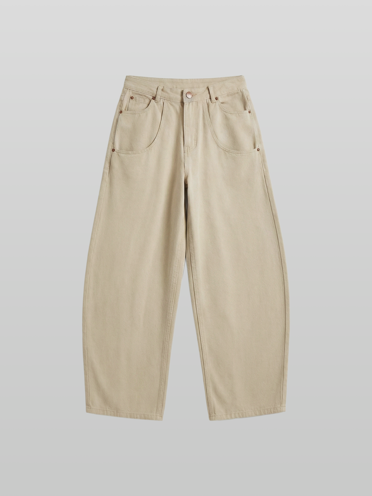 Cross-Pocket Wide Balloon Pants