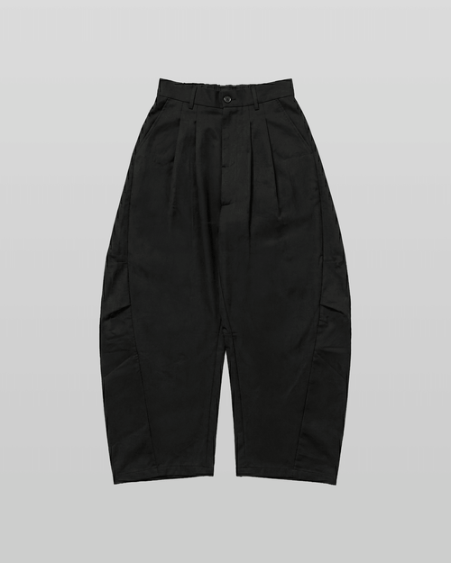 Curved Two-Tuck Side Pants