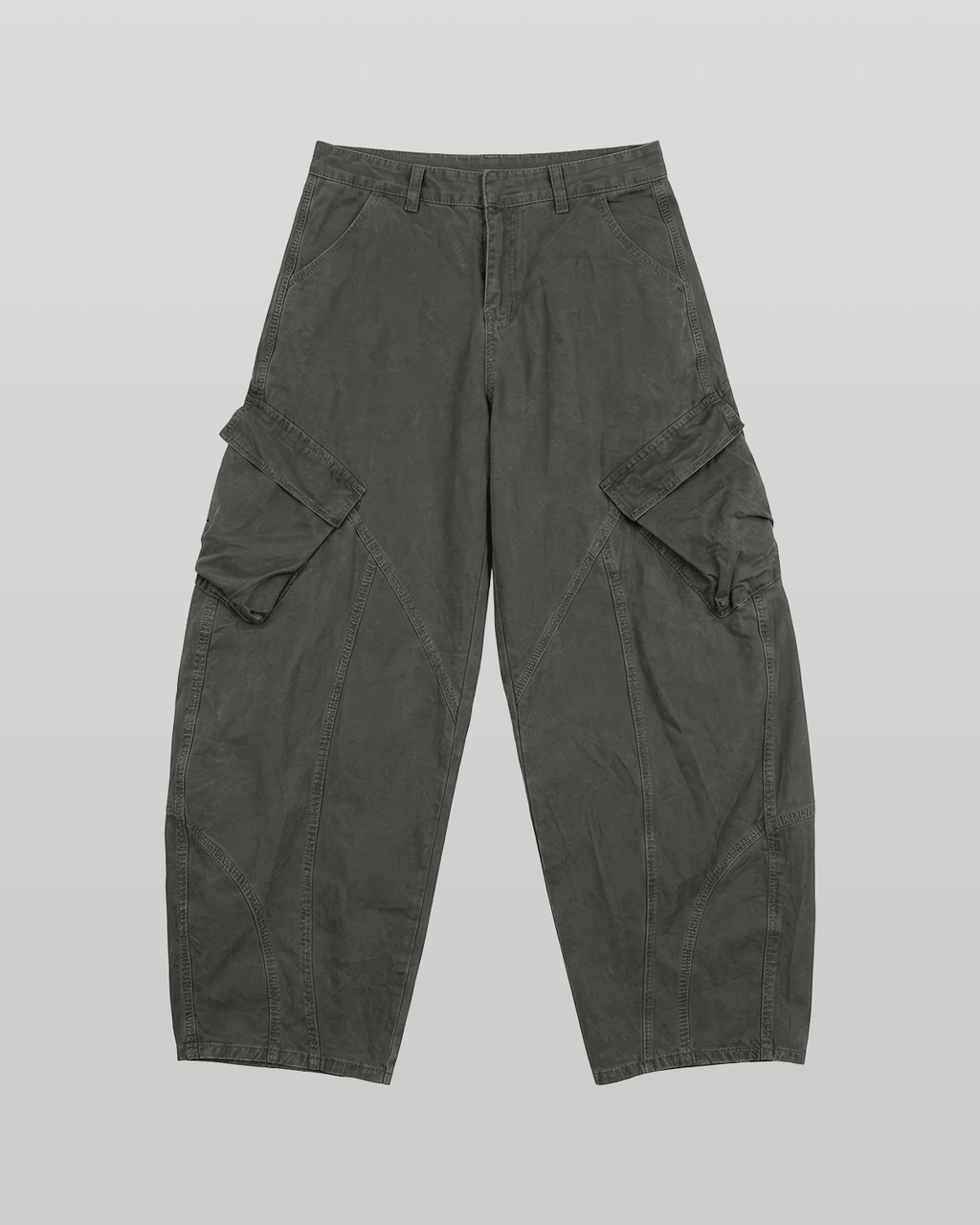 Cut-out Pigment Curved Pants