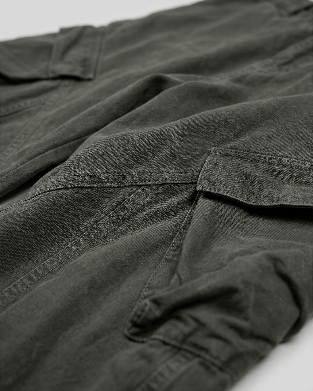 Cut-out Pigment Curved Pants