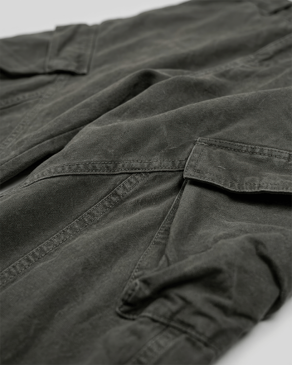 Cut-out Pigment Curved Pants
