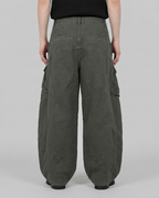 Cut-out Pigment Curved Pants