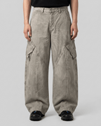 Cut-out Pigment Curved Pants