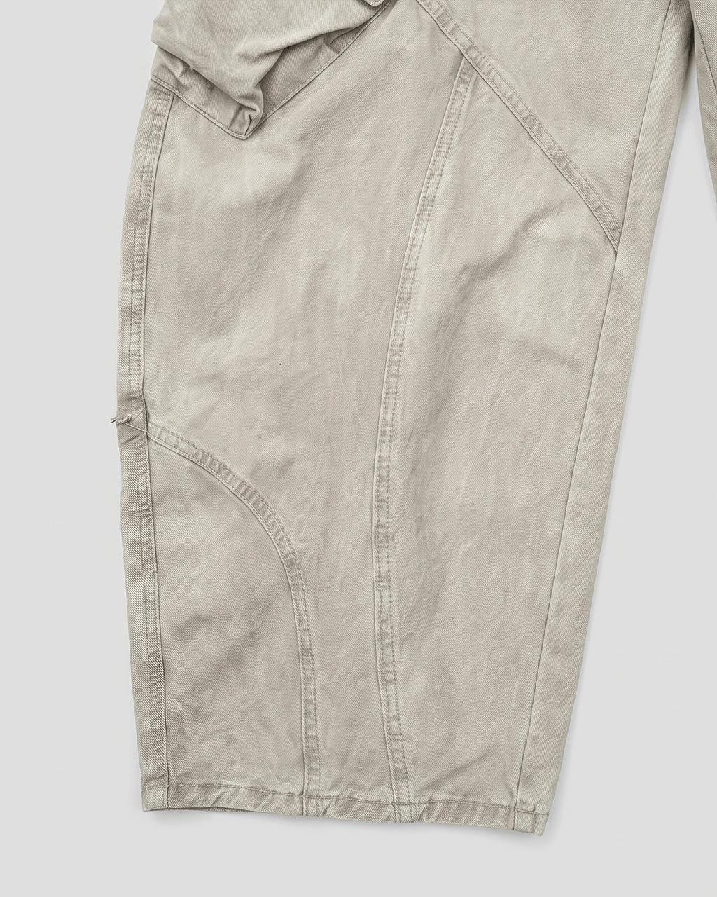 Cut-out Pigment Curved Pants