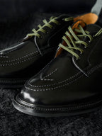 Sanders Military Broad Arrow Apron Derby Shoes 2503B Black – Front view | clean essentials / minimalist | UNPROVEN