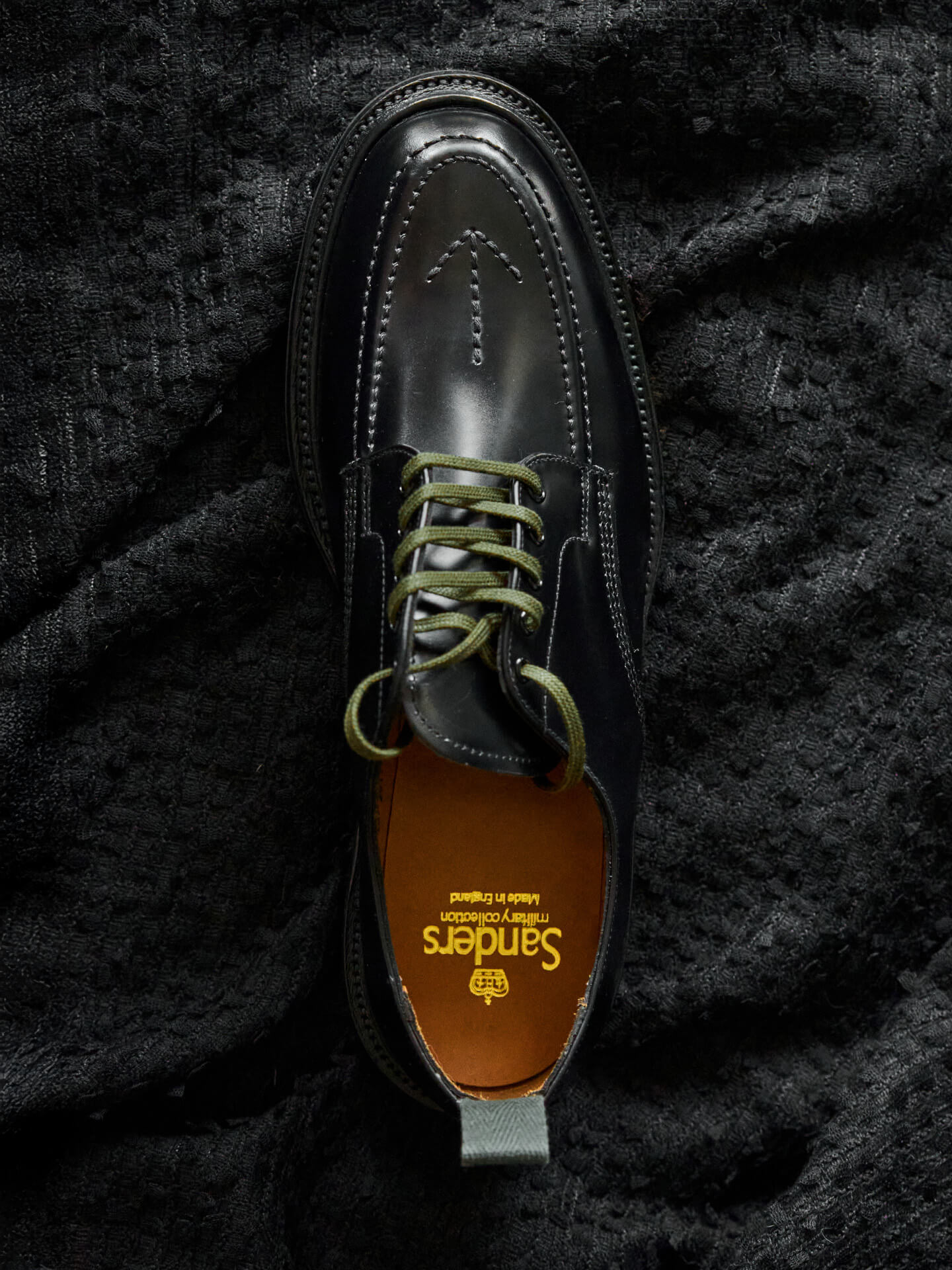 Sanders Military Broad Arrow Apron Derby Shoes 2503B