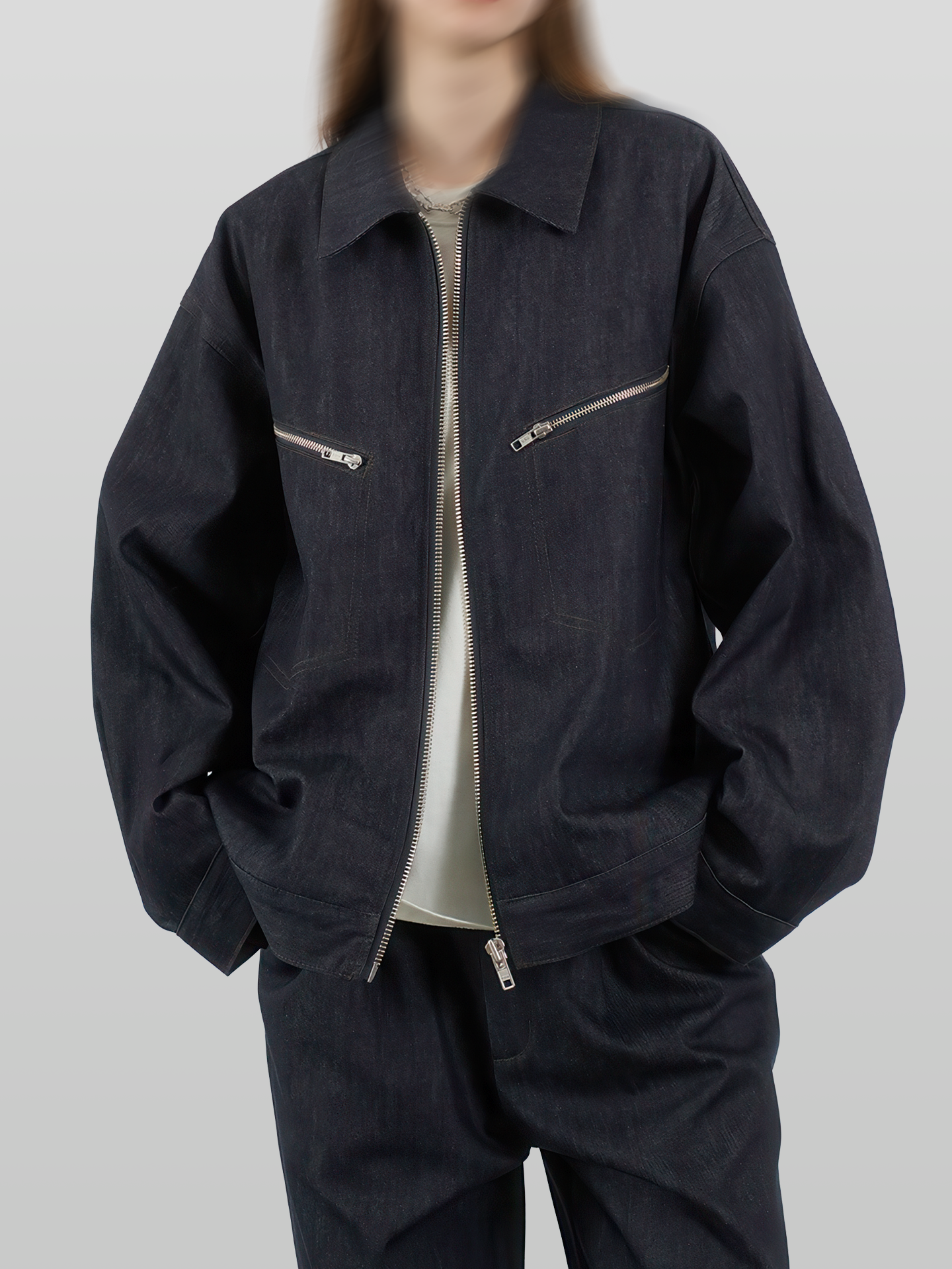 Denim Zip Jacket