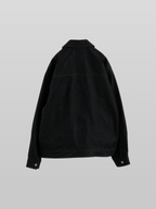 Zip Jacket Black – Front view | clean essentials / minimalist | UNPROVEN