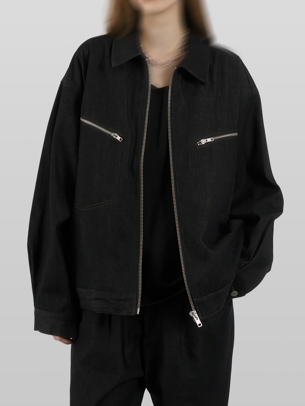 Denim Zip Jacket
