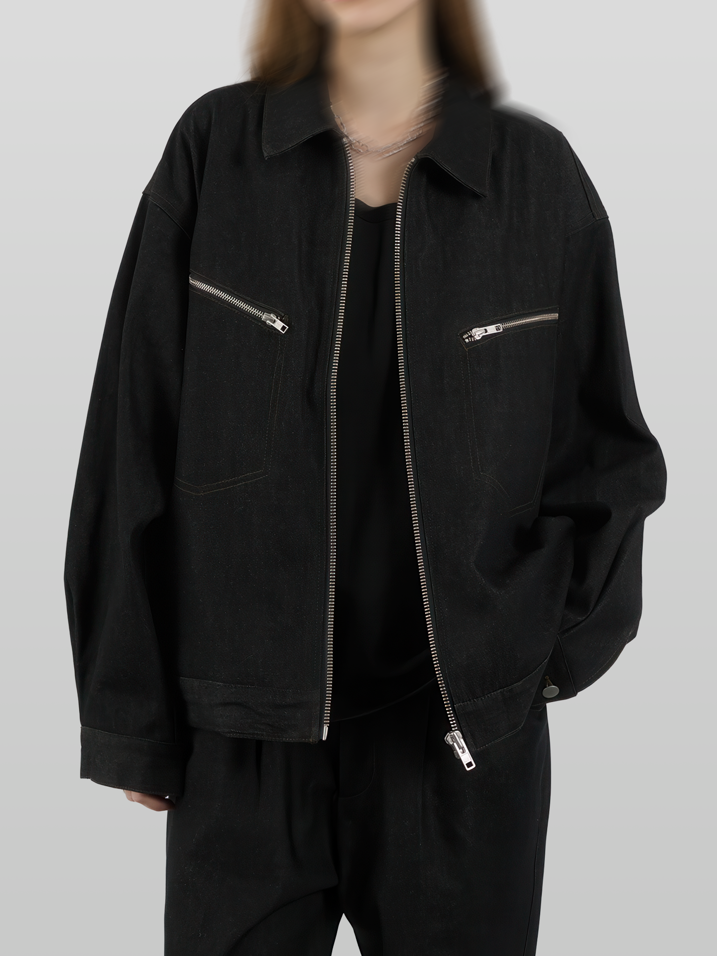 Denim Zip Jacket
