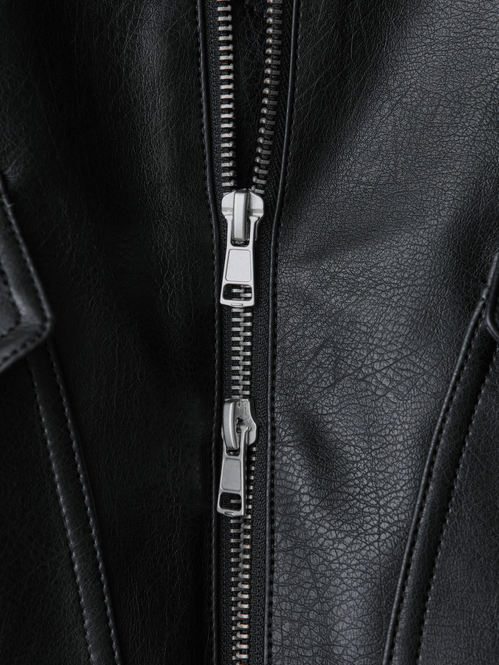 Detachable Boa Artificial Grain Flight Blouson