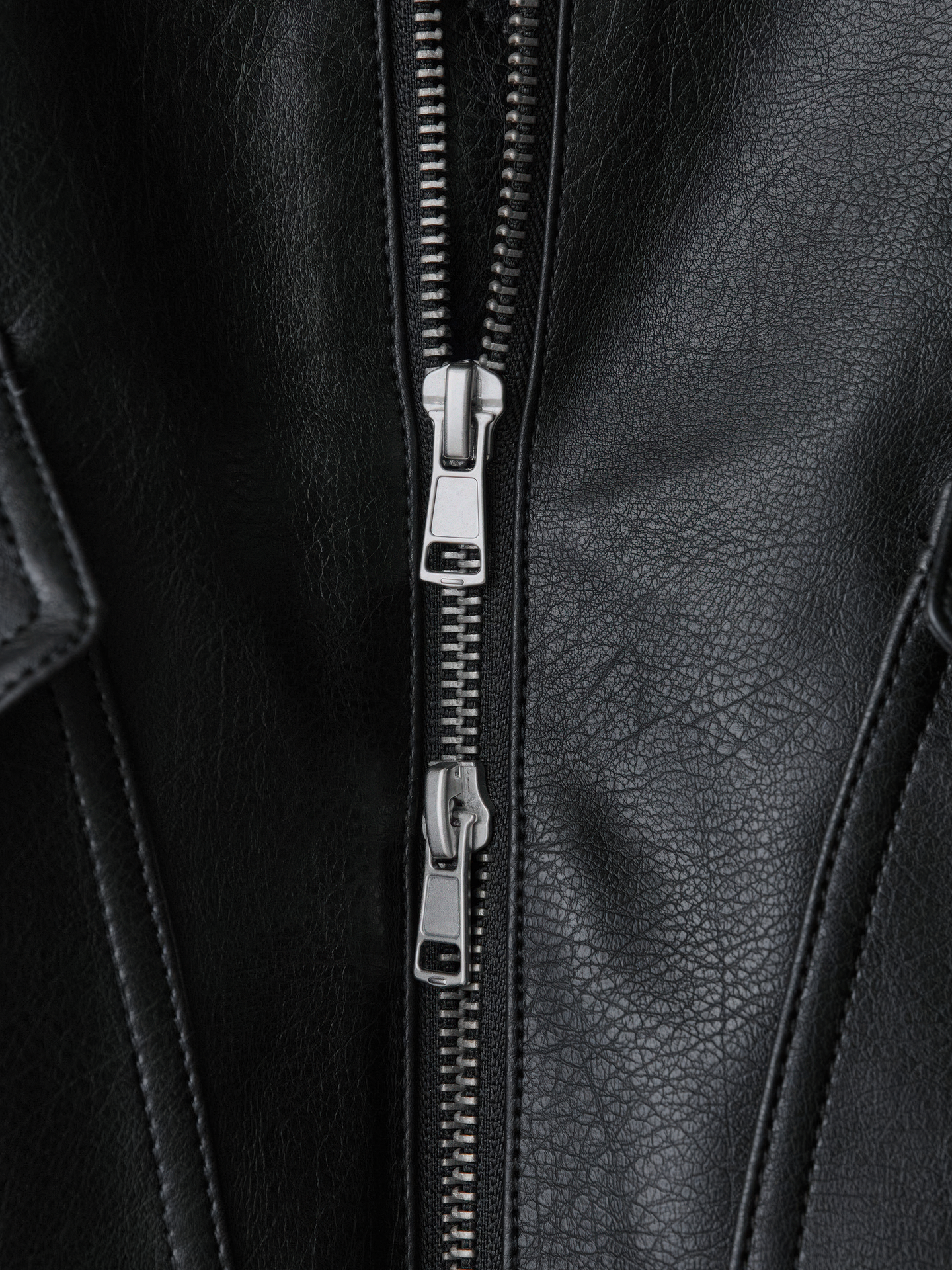 Detachable Boa Artificial Grain Flight Blouson