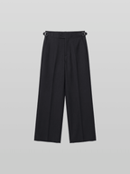 Double Button Side-Buckle Pants
