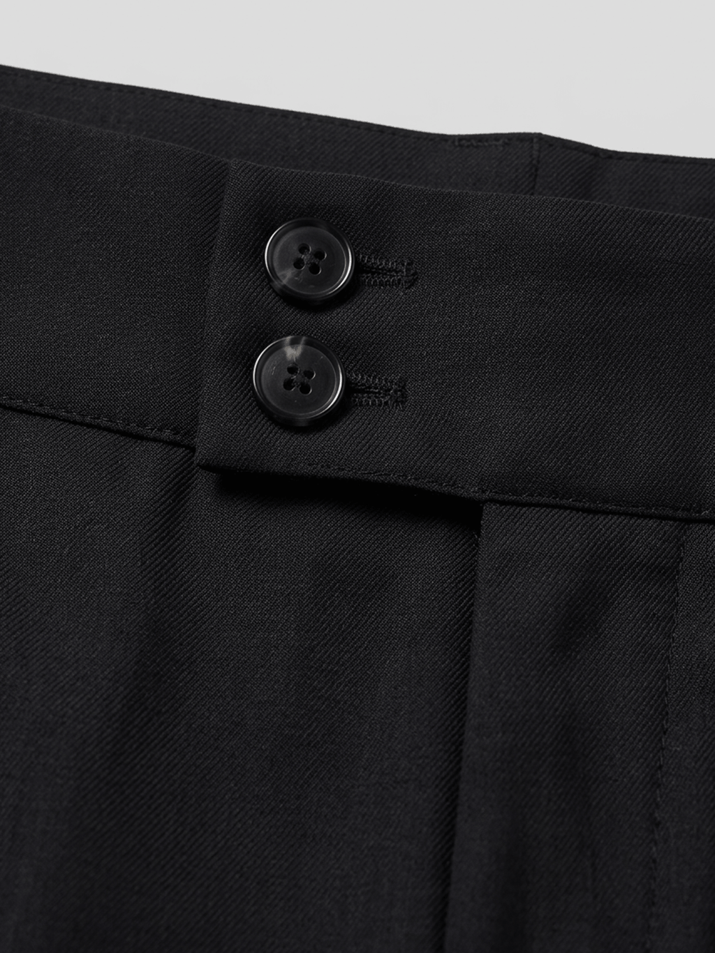 Double Button Side-Buckle Pants