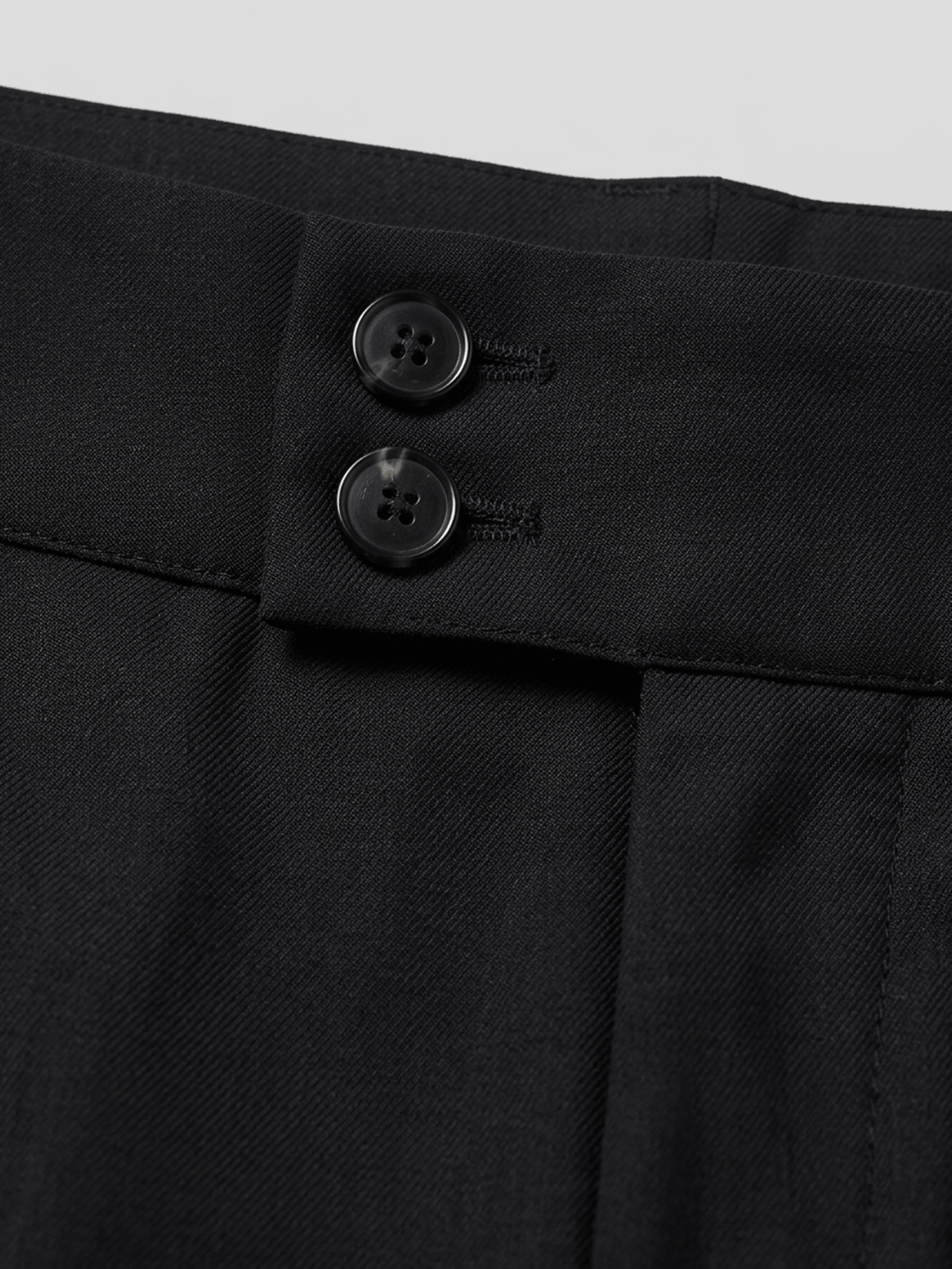 Double Button Side-Buckle Pants