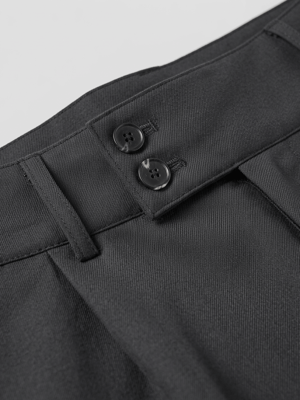Double Button Side-Buckle Pants