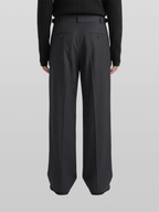 Double Button Side-Buckle Pants