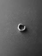 Ear Cuff Silver – Front view | clean essentials / minimalist | UNPROVEN