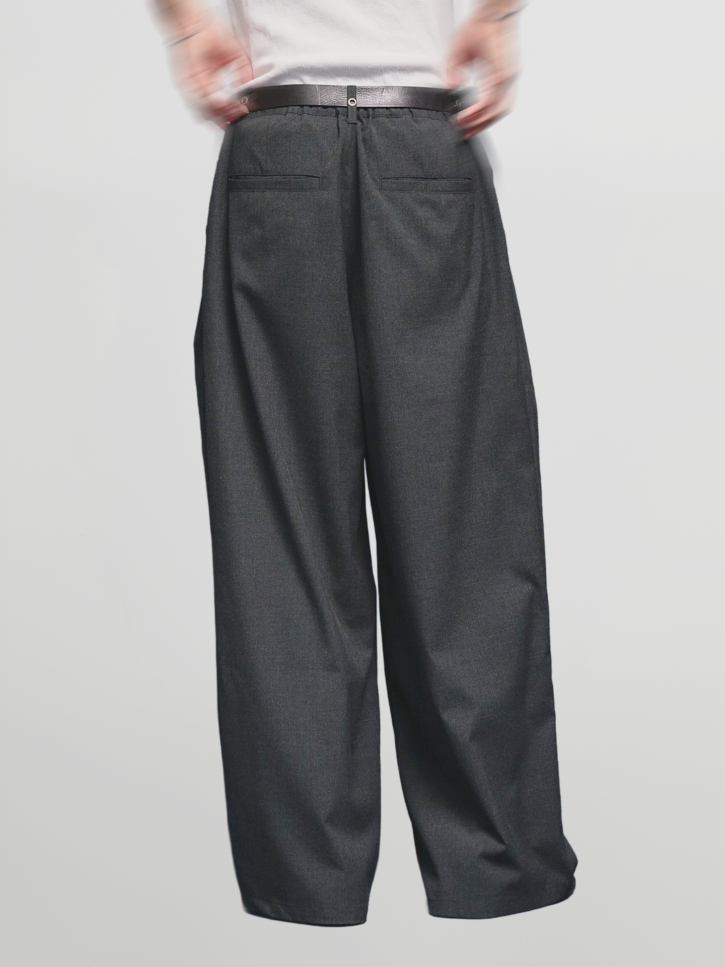Eyelet-Detail Wide Pants