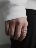 Ring White – Front view | clean essentials / minimalist | UNPROVEN