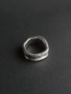 Funnel Ring silver – Detail | minimalist jewelry / refined detail | UNPROVEN