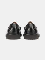 G.H.Bass Larson Lug Weejuns Loafer Black front - cleanfit minimal - UNPROVEN