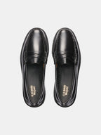 G.H.Bass Larson Lug Weejuns Loafer Black front - cleanfit minimal - UNPROVEN