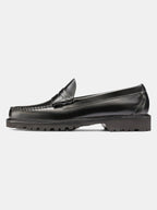 G.H.Bass Larson Lug Weejuns Loafer Black front - cleanfit minimal - UNPROVEN