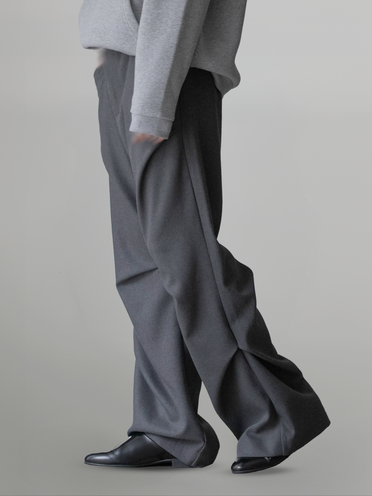 Wool-Like 3D Tailored Pants