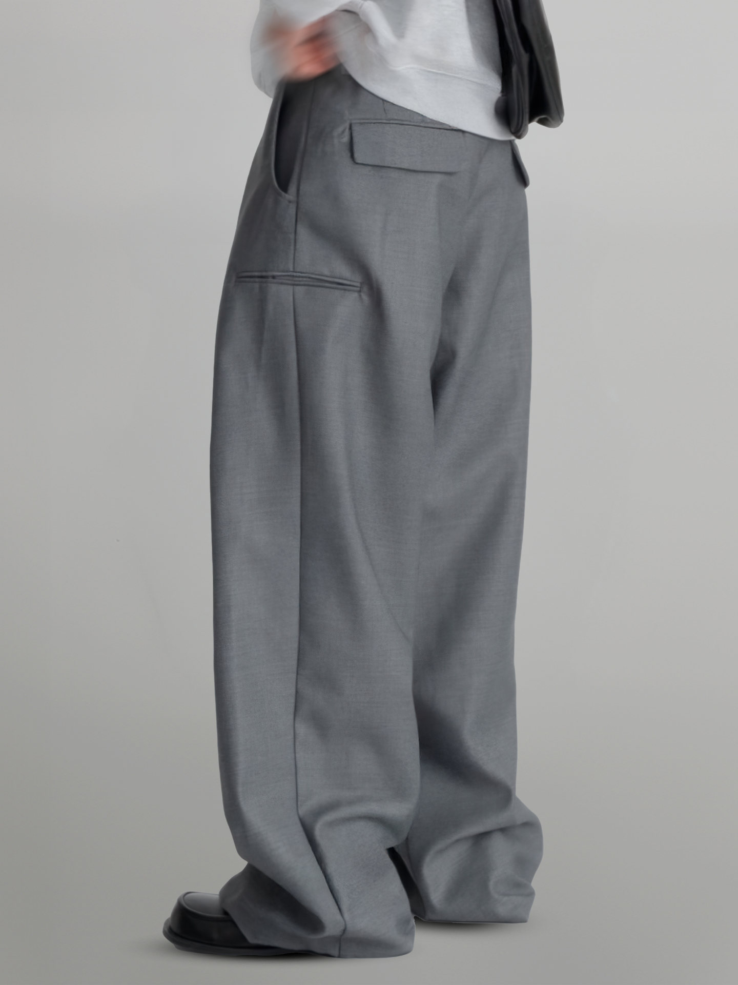 Inner-Tuck Wide Pants