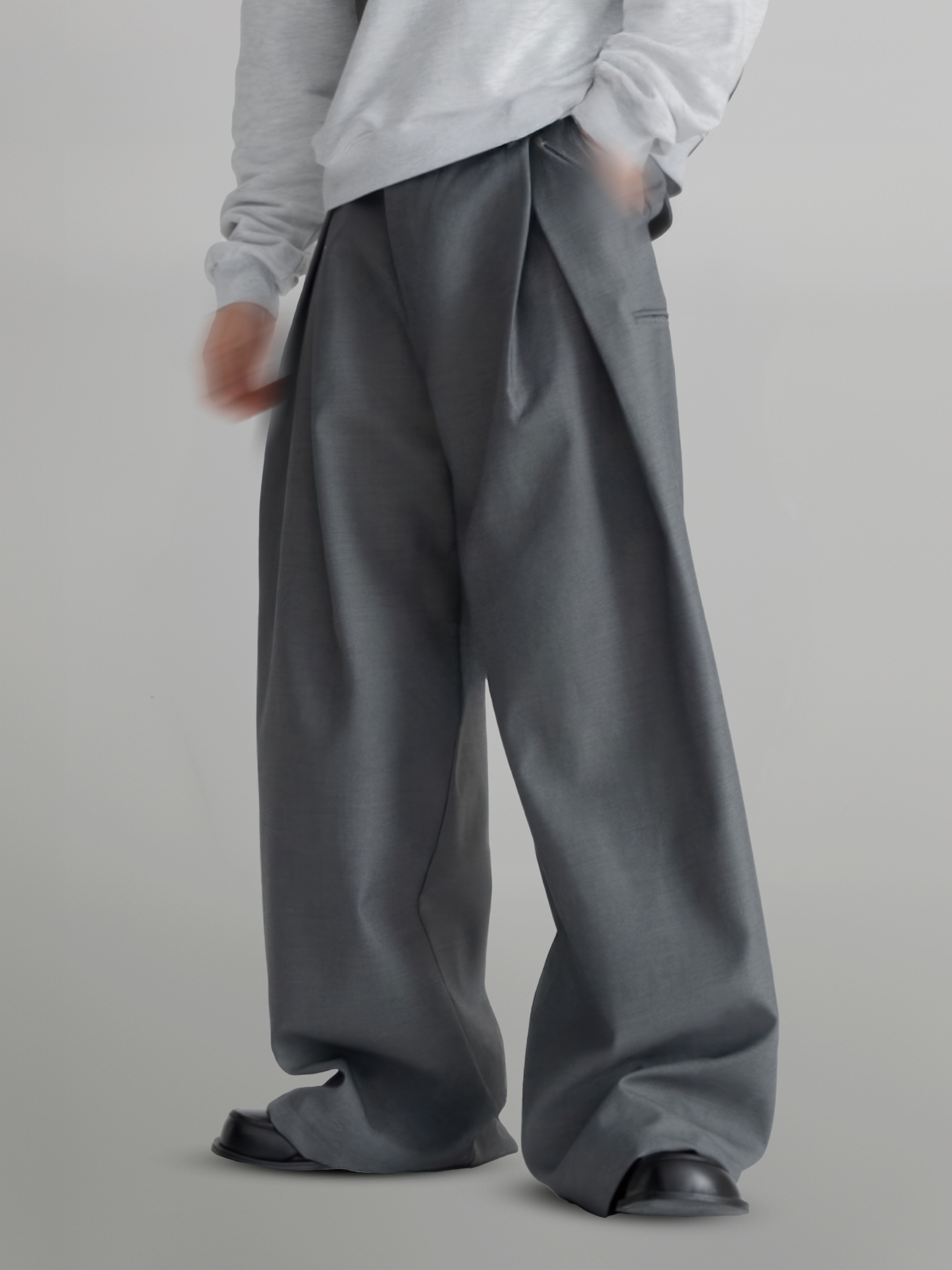 Inner-Tuck Wide Pants