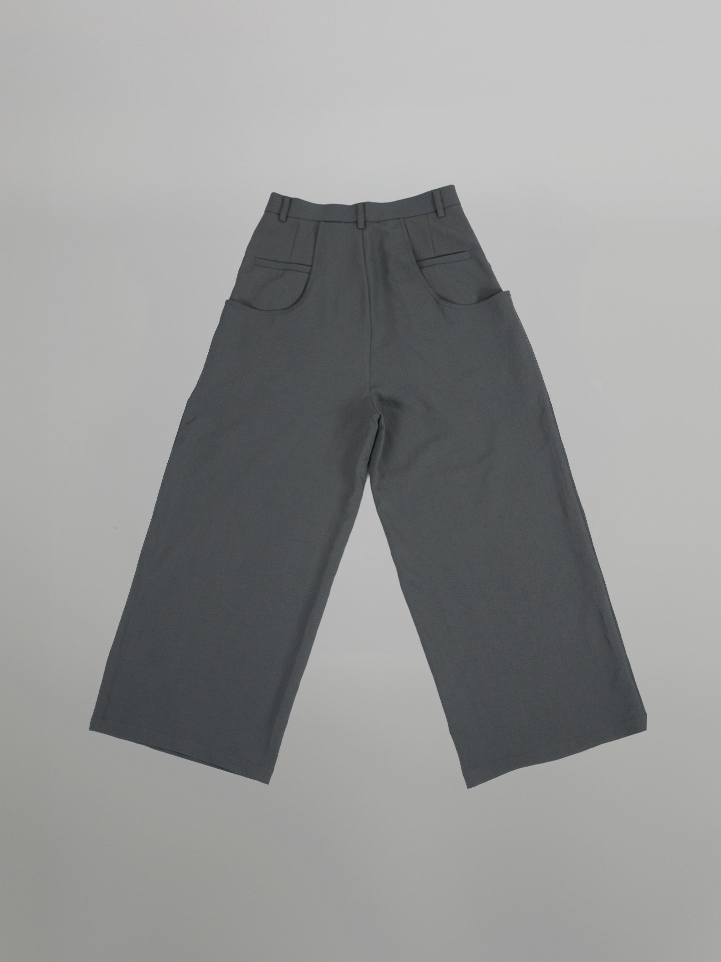 U-Shape Pocket Tailored Wide Pants | UNPROVEN.