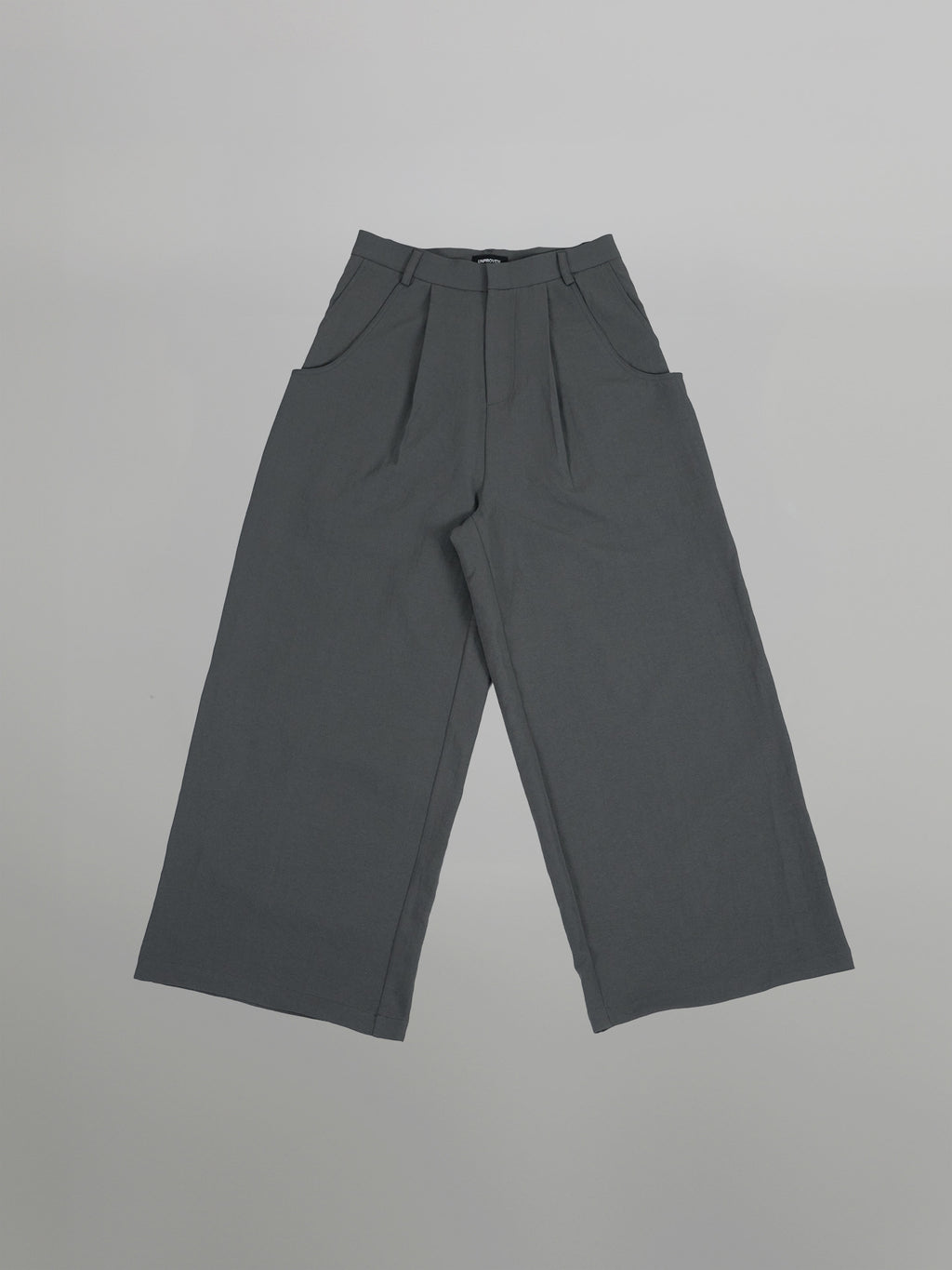 U-Shape Pocket Tailored Wide Pants | UNPROVEN.