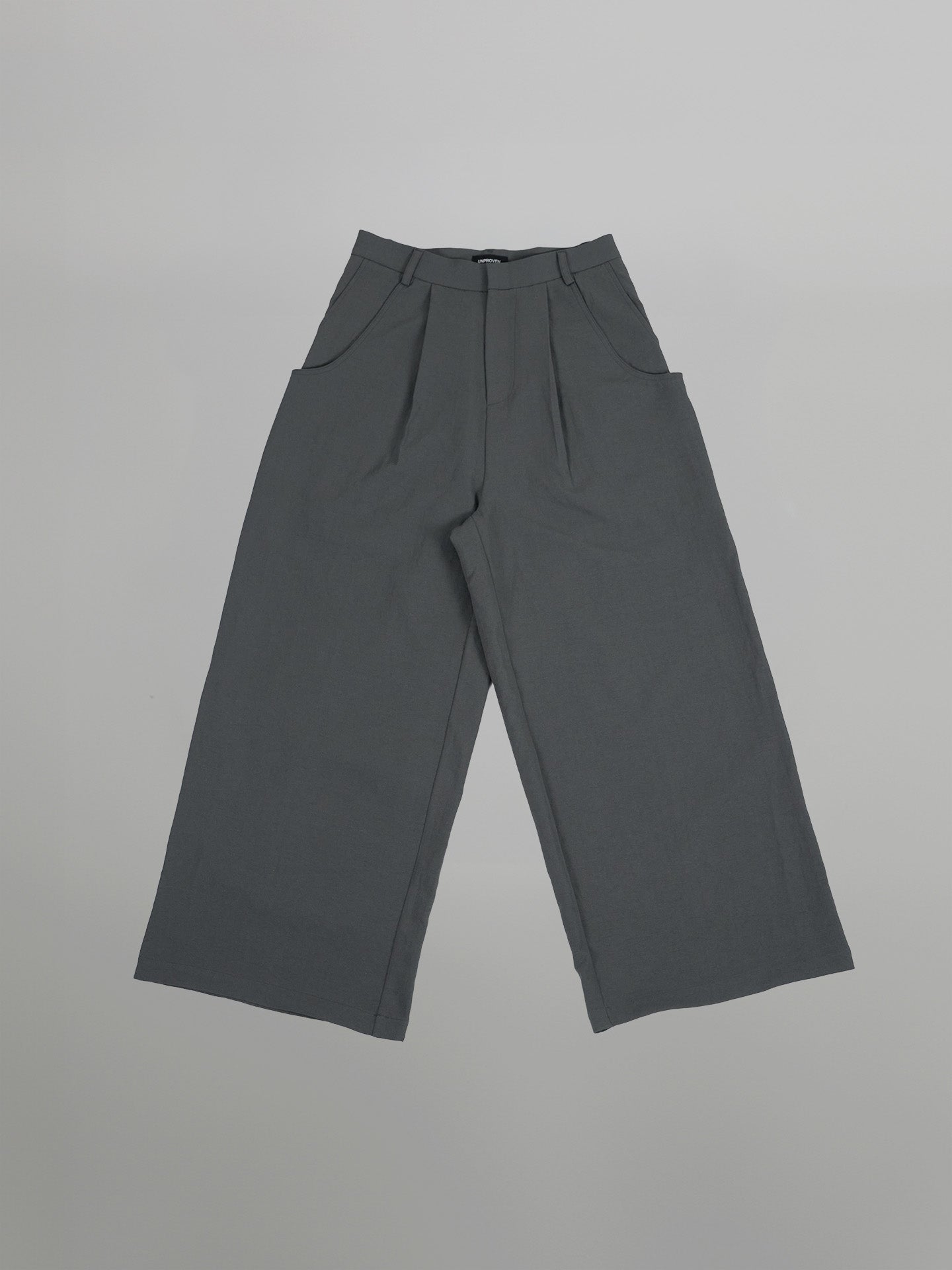 U-Shape Pocket Tailored Wide Pants | UNPROVEN.