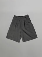 Pocket Wide Shorts | UNPROVEN. Gray-1 front - cleanfit minimal - UNPROVEN