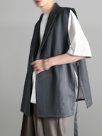 Vest Gray-1 front - cleanfit minimal - UNPROVEN