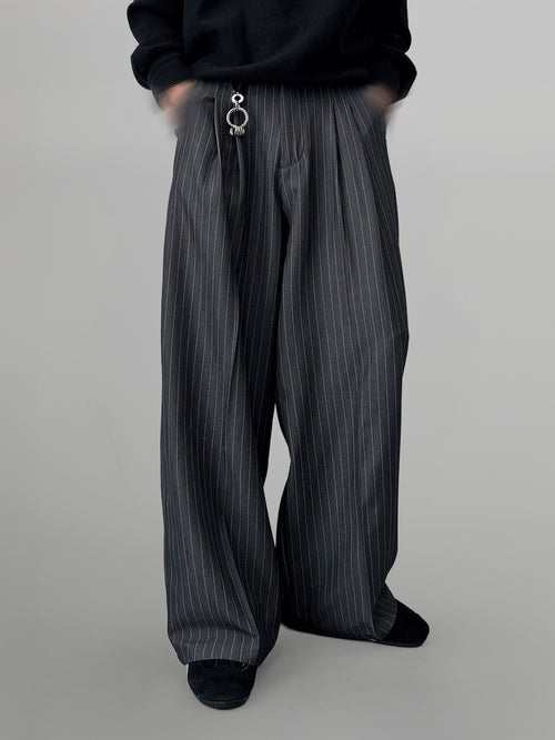 Striped Wide Pants