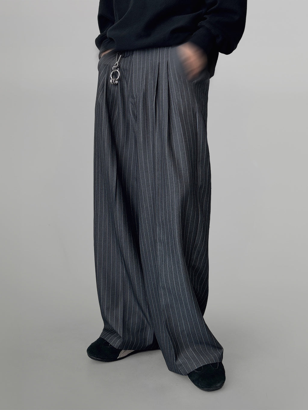Striped Wide Pants