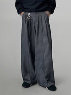 Wide Pants Gray-1 front - cleanfit minimal - UNPROVEN
