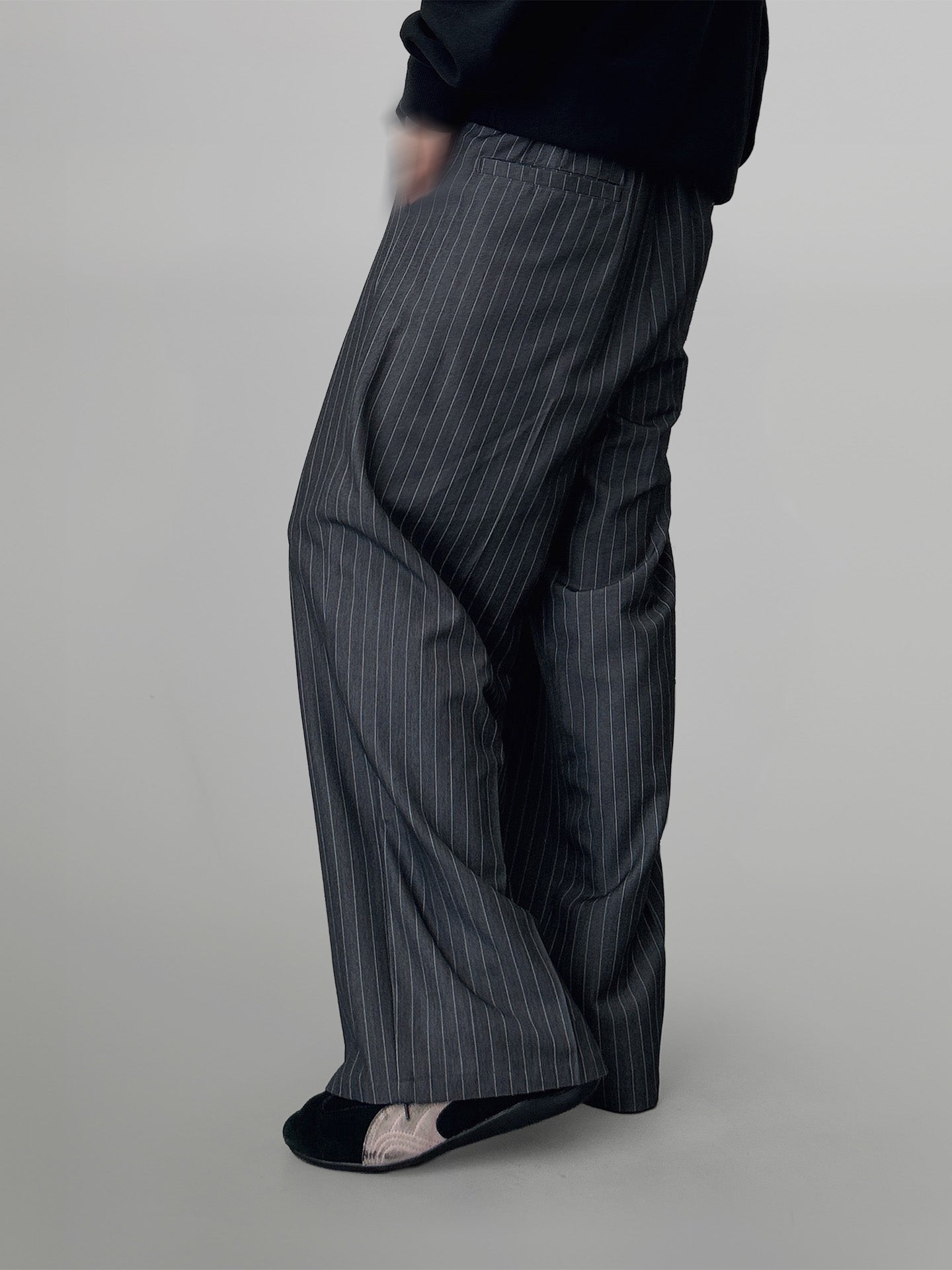 Striped Wide Pants
