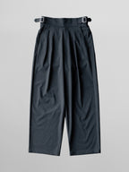 Striped Gurkha Pants Black front - cleanfit minimal - UNPROVEN