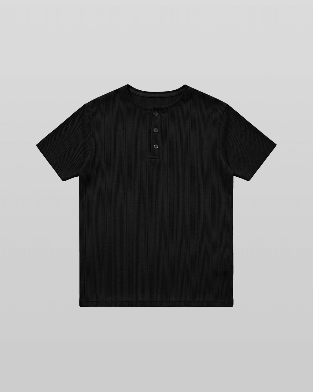 Henley Neck Short Sleeve T-Shirt