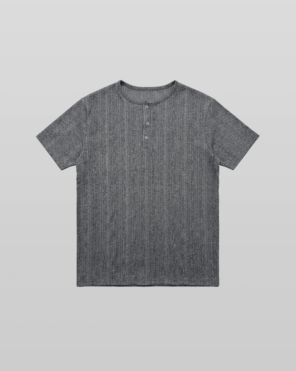 Henley Neck Short Sleeve T-Shirt
