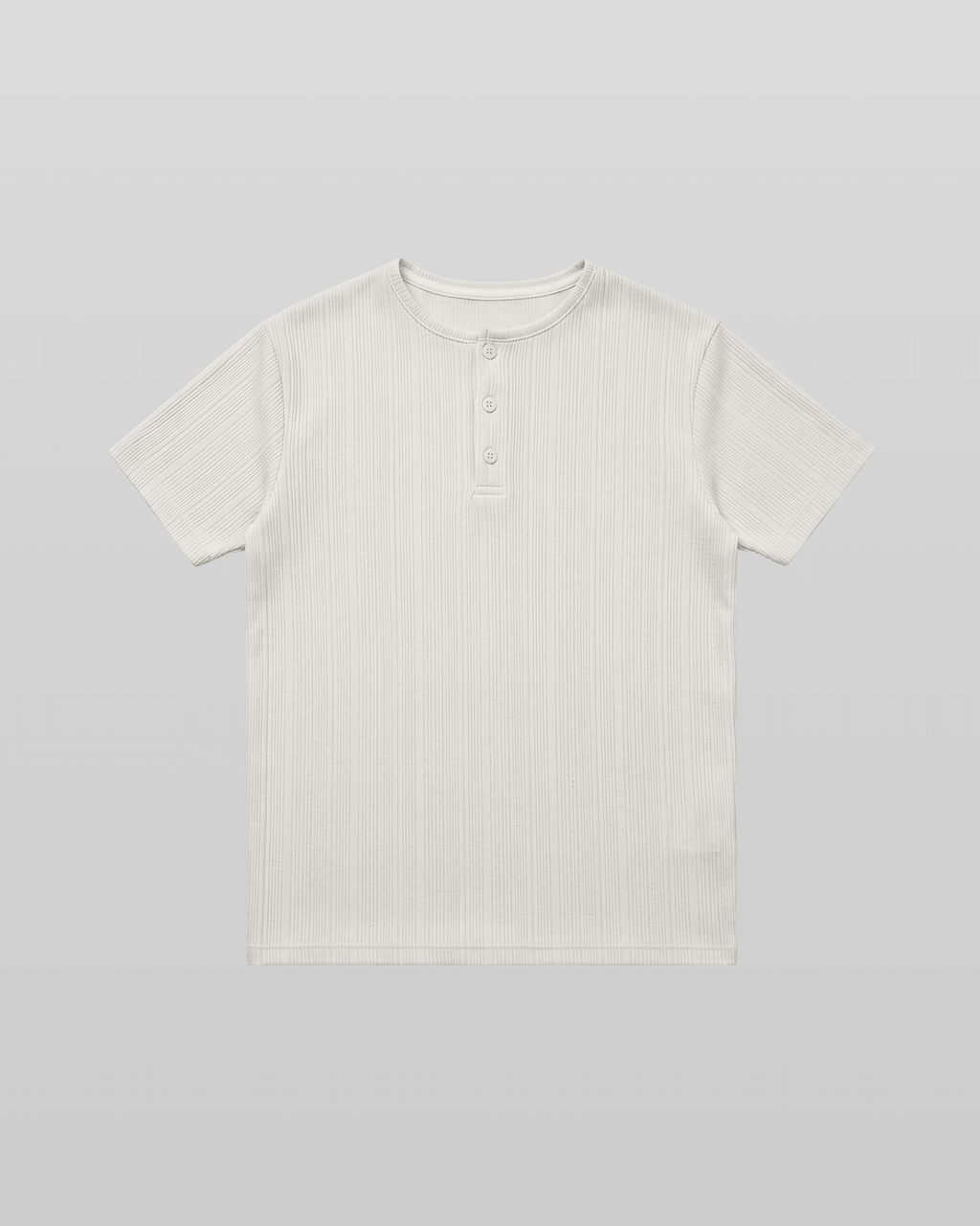 Henley Neck Short Sleeve T-Shirt