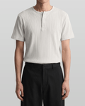 Henley Neck Short Sleeve T-Shirt
