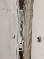Blouson Jacket Ivory – Front view | clean essentials / minimalist | UNPROVEN