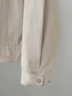 Blouson Jacket Ivory – Front view | clean essentials / minimalist | UNPROVEN