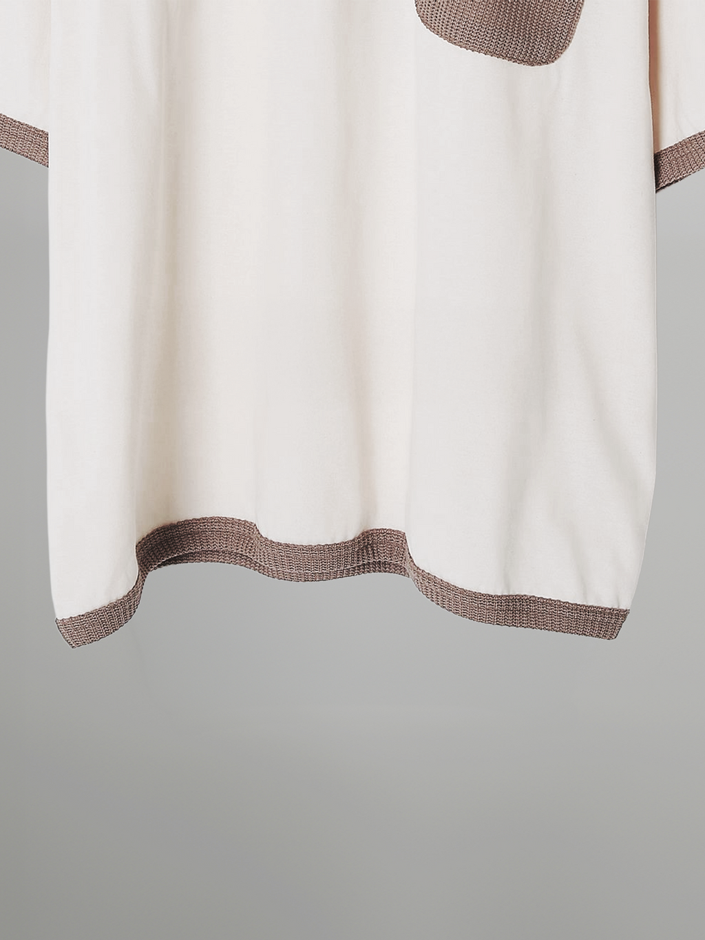 Knitted Pocket T-Shirt