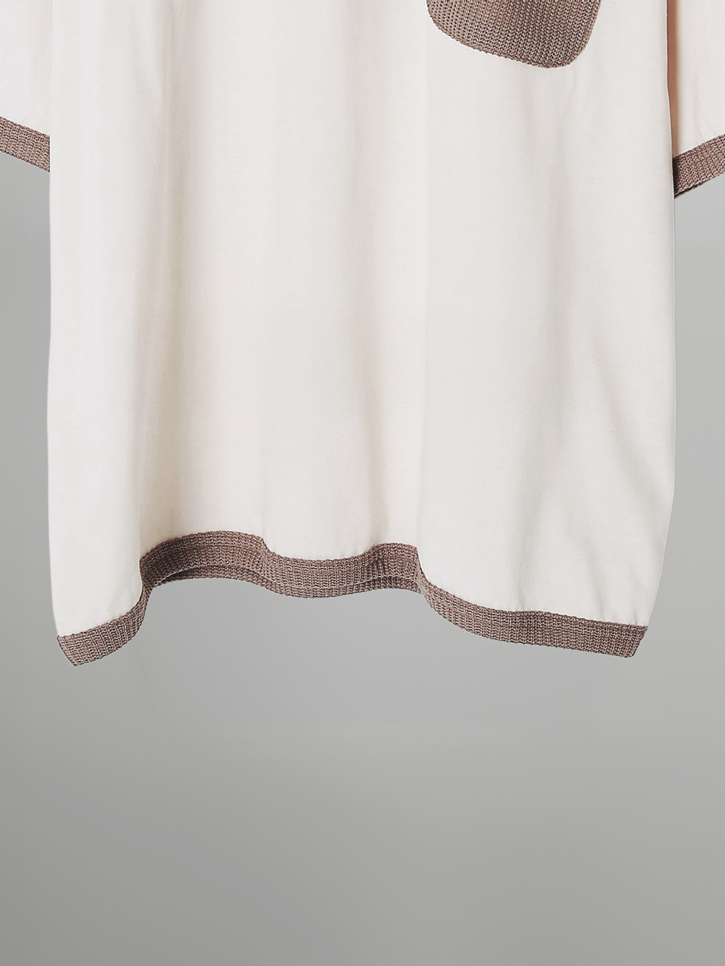 Knitted Pocket T-Shirt